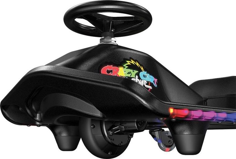 Razor, Crazy Cart Shift, pojazd na akumulator do driftu, czarny LED