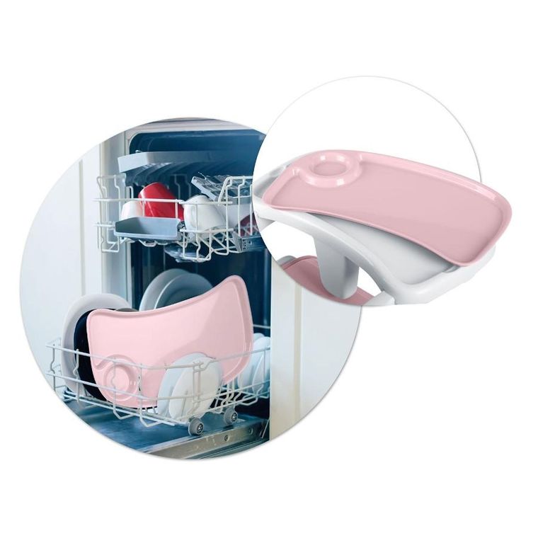 Ricokids, Tulo, krzesełko do karmienia, różowe