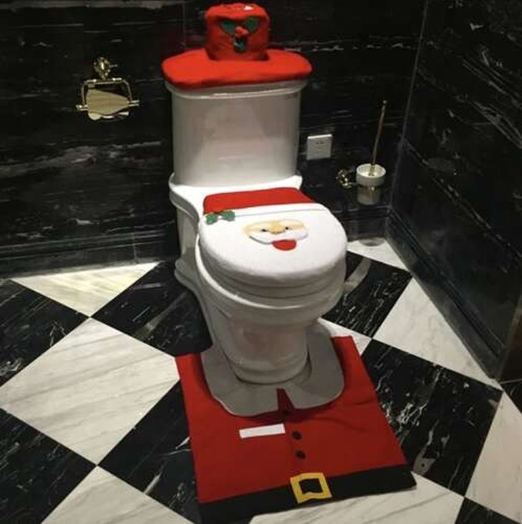 Ruhhy, dywanik łazienkowy, zestaw świąteczny