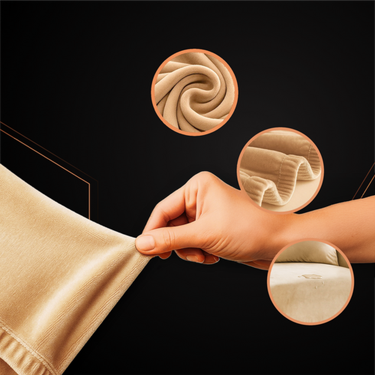 Ruhhy, pokrowiec na kanapę, beżowy, 145-185 cm