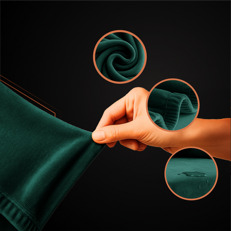 Ruhhy, pokrowiec na kanapę, zielony, 145-185 cm