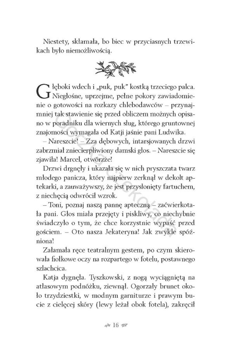 Saga Rodu Tyszkowskich. Aptekarka