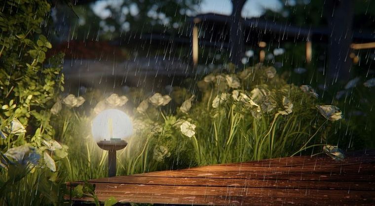 Saska Garden, lampa solarna, kula ozdobna, 10-345 cm