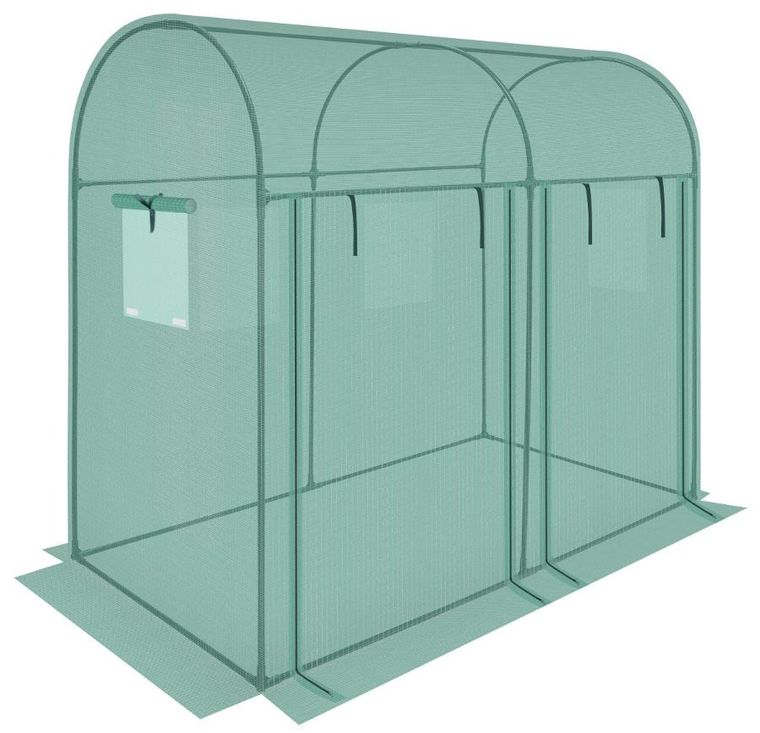 Saska Garden, tunel ogrodowy, dwa wejścia, 200-100-180 cm