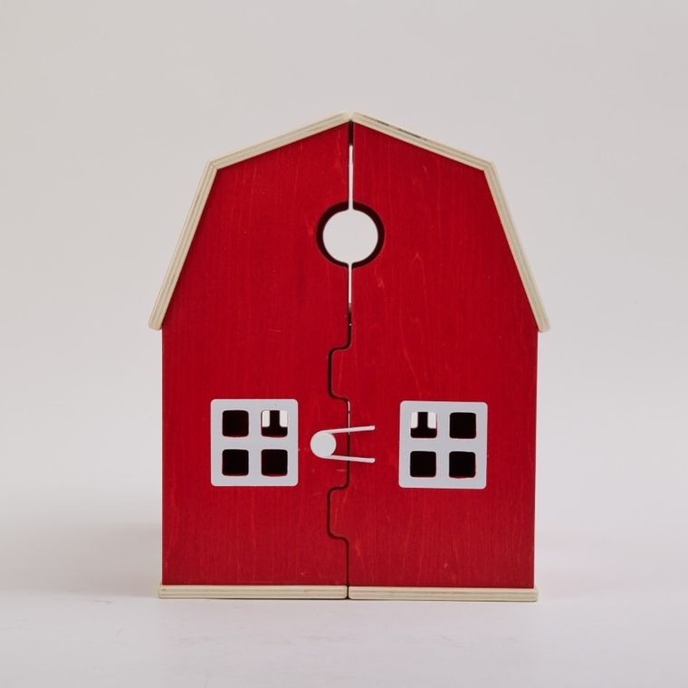 Schleich, Farm World, Drewniany domek, zestaw, 42602