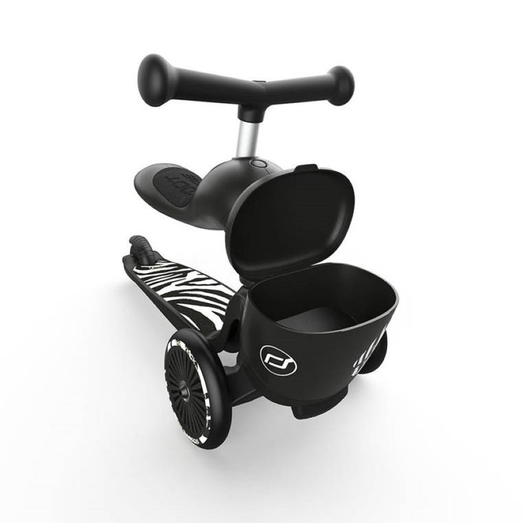 Scoot & Ride, Highwaykick 1, Lifestyle, jeździk i hulajnoga 2w1, Zebra