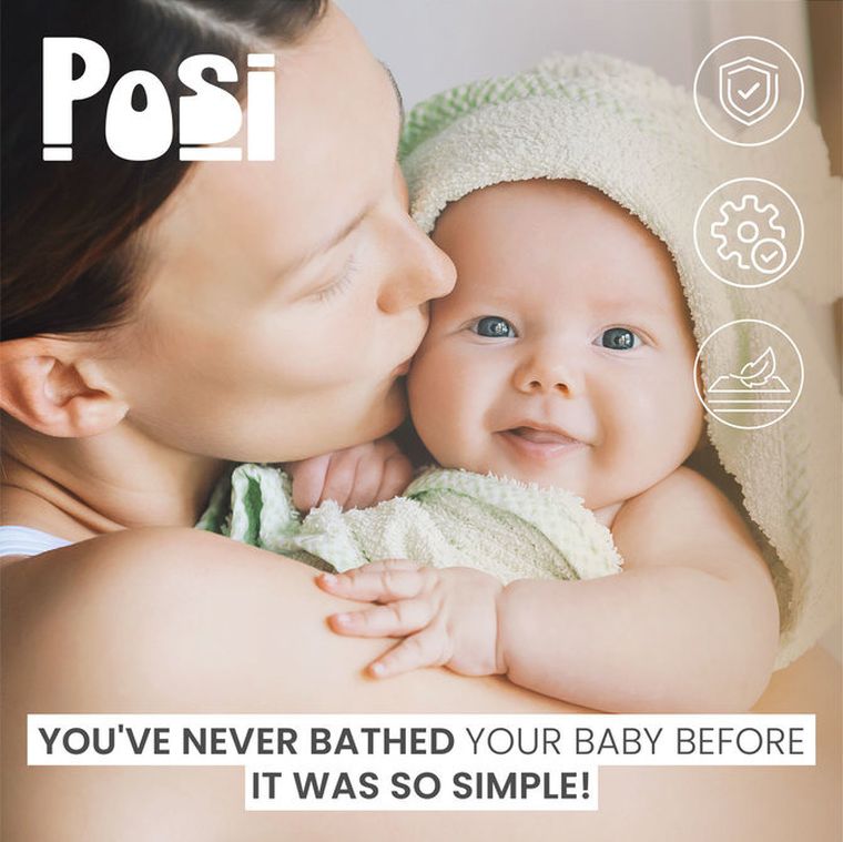 Sensillo, Posi, wkładka do wanienki składana, beżowy