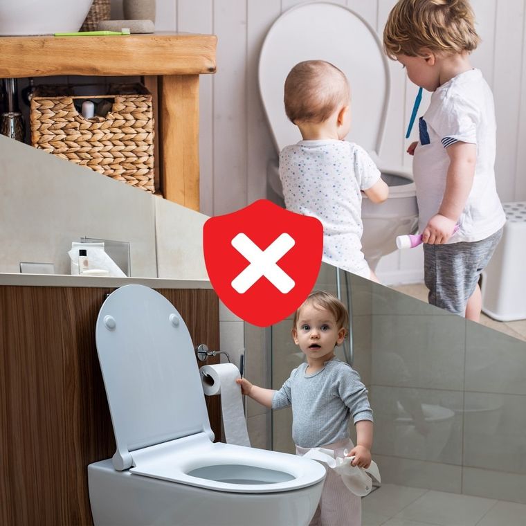 Sipo, zabezpieczenie toalety przed dzieckiem