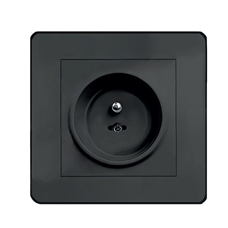 Sipo, zestaw zabezpieczeń kontaktów zaślepki gniazd elektrycznych czarne, 12 szt.