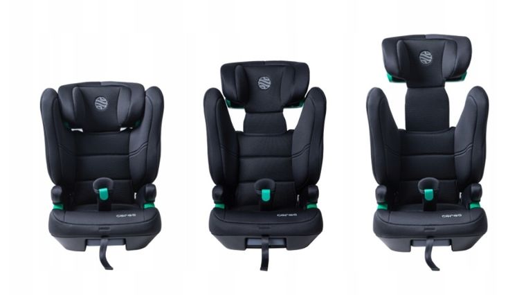 Sorino, Ceres, fotelik samochodowy, all black, 100-150 cm