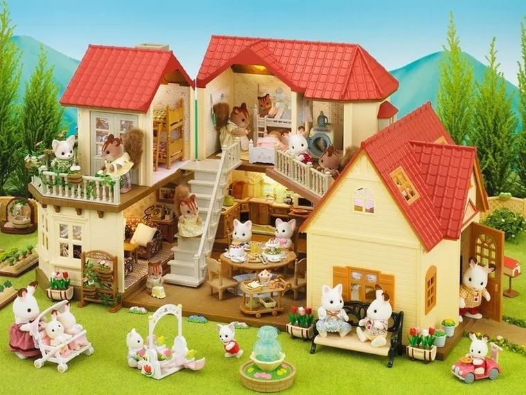 Sylvanian Families, Przytulny domek wiejski, zestaw startowy z figurką, 5242/5303