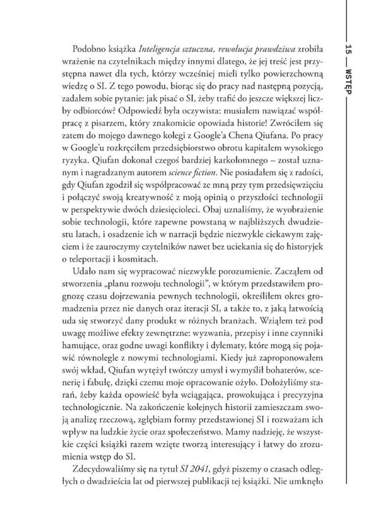 Sztuczna inteligencja 2041. 10 wizji przyszłości