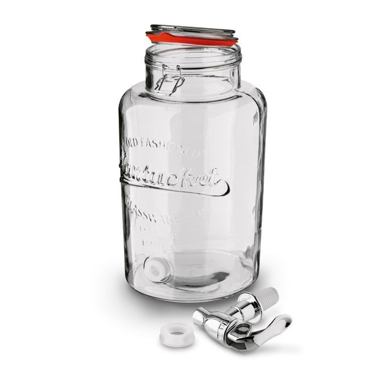 Tadar, Gregi, słoik z kranikiem i klipsem, 6,5 l