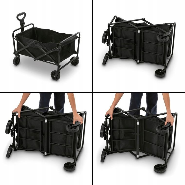 Tadar, wózek turystyczny/plażowy, 100l, 73-90-46,5 cm