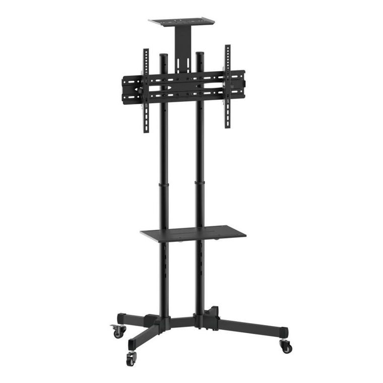 Techly, mobilny stojak do TV, 37-70 cali, 50 kg, dwie półki