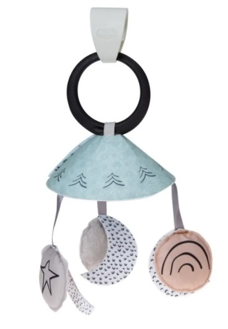 Tiny Love, Décor, gimnastyczna mata edukacyjna z pałąkami, czarno-biała