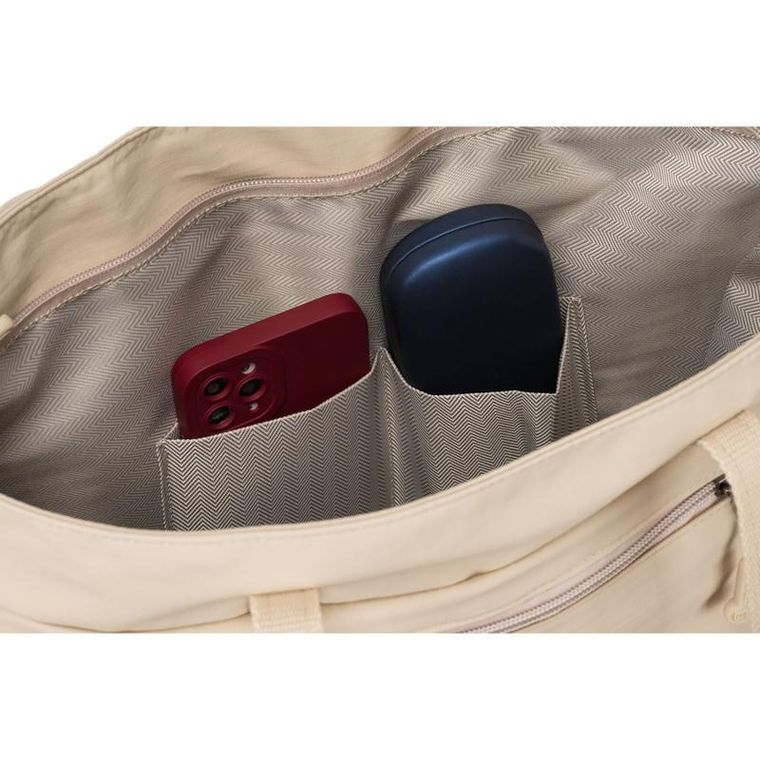 Torebka shopper, beżowa, Peterson