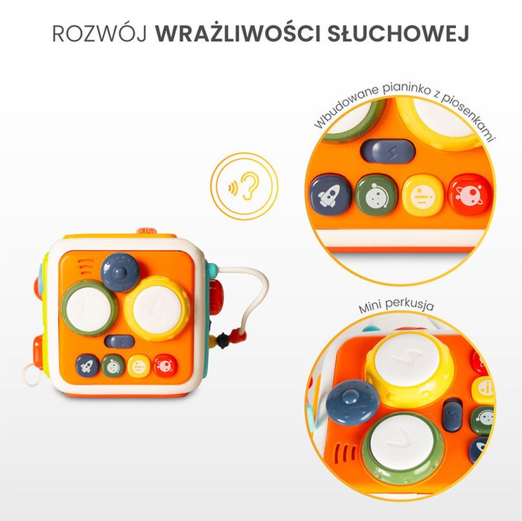 Toyz, kostka sensoryczna, zabawka edukacyjna