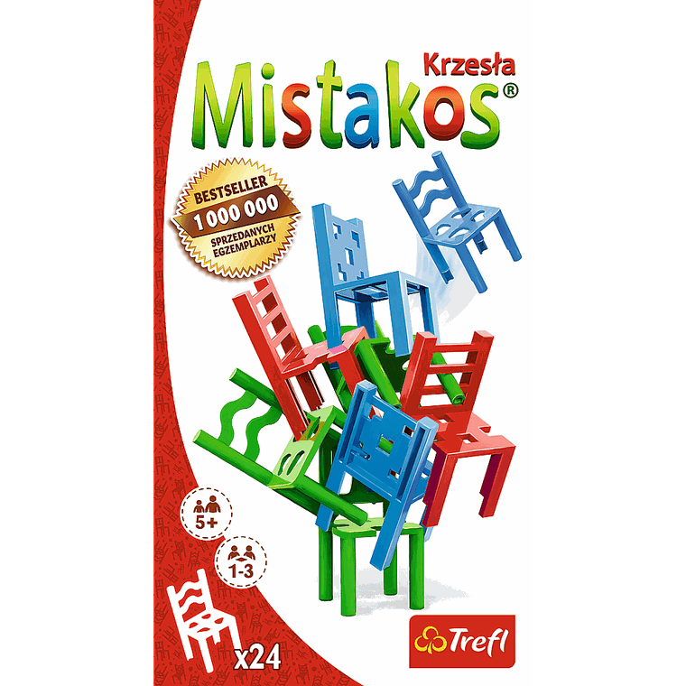 Trefl, Mistakos, Krzesła - Walka o stołki, familijna gra zręcznościowa