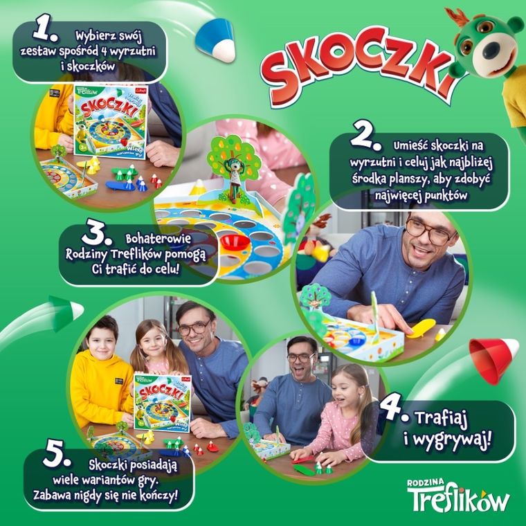 Trefl, Rodzina Treflików, Skoczki, gra rodzinna