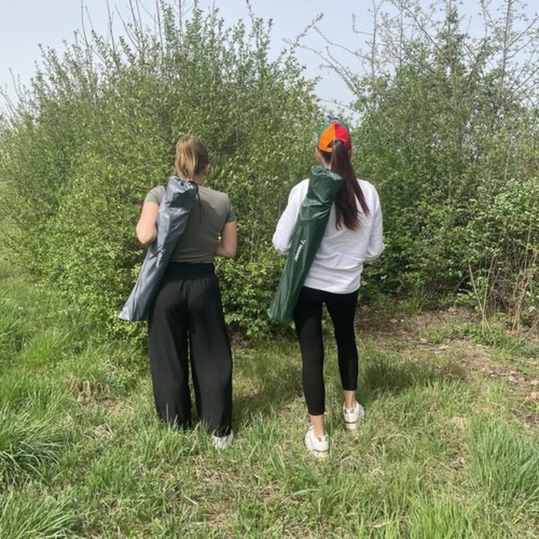 Trizand, krzesło wędkarskie, szare