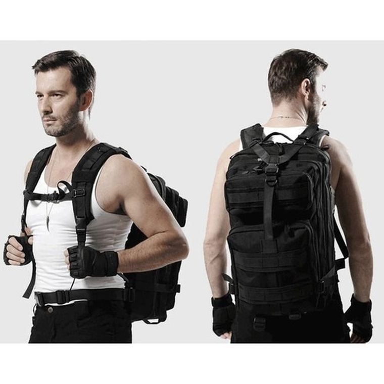 Trizand, plecak turystyczny, czarny