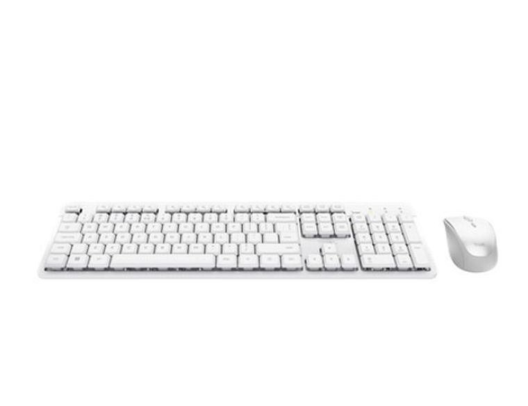 Trust, Ody II, zestaw klawiatura + mysz, bezprzewodowa, biała