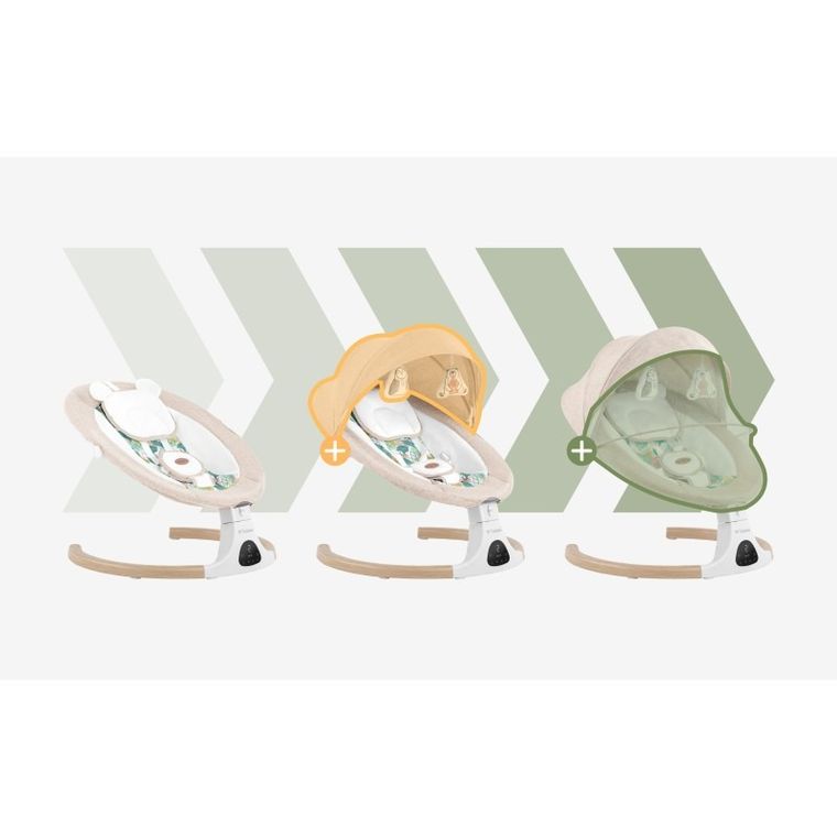 Tulano, Astrid 35, bujaczek leżaczek elektroniczny, beige