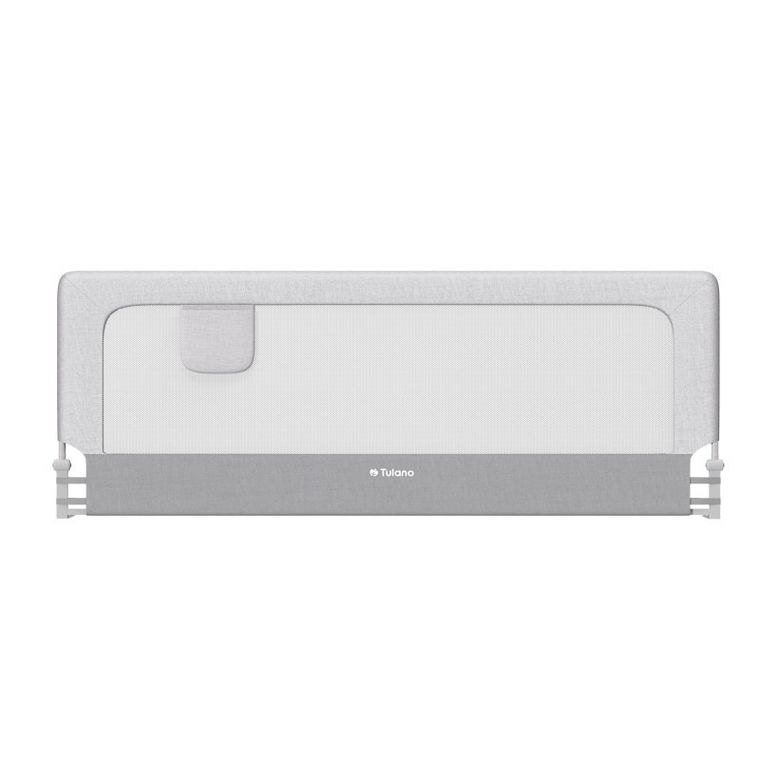 Tulano, Cover 30, barierka ochronna na łóżko, white-grey, 200 cm