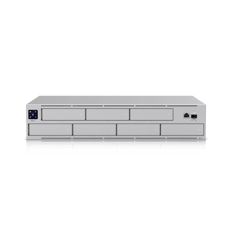Ubiquiti, UNVR-Pro, sieciowy rejestrator wiedeo, NVR, 7xHDD, 1xSFP+, 1xRJ45 1000Mb/s, RAID 1, RAID 5