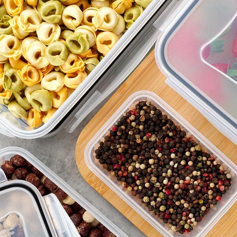 Vilde, pojemniki na żywność z pokrywką i uszczelką, 4 szt.