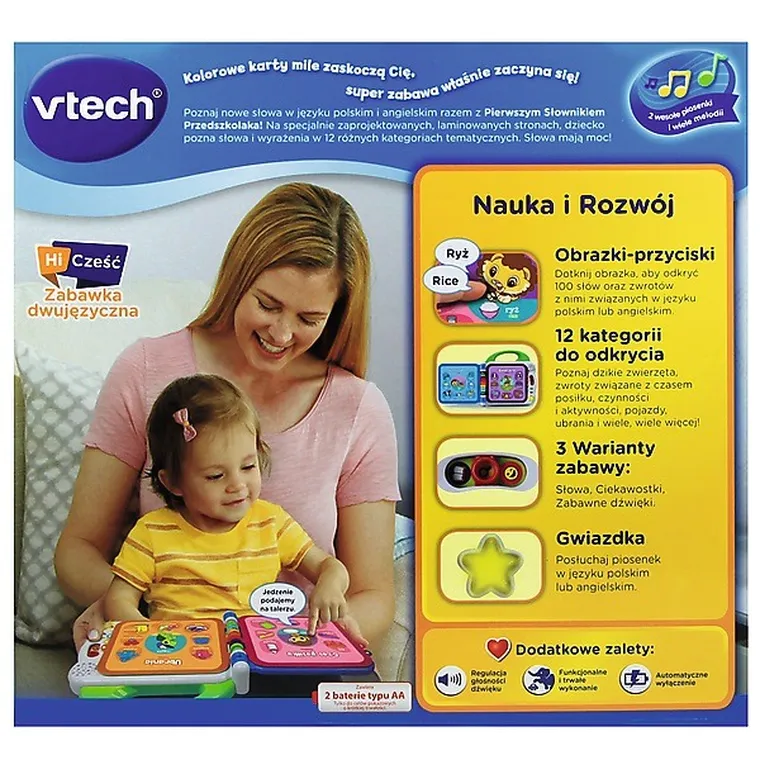 Vtech, Pierwszy Słownik Przedszkolaka, zabawka interaktywna
