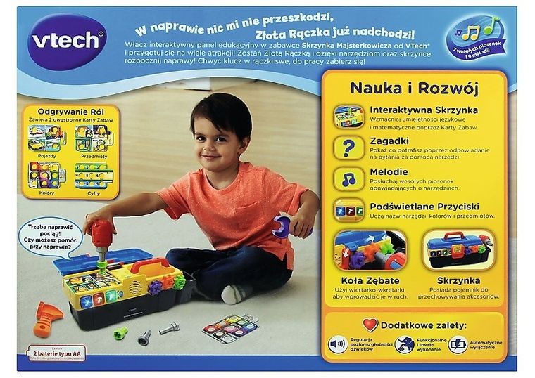 Vtech, Skrzynka Majsterkowicza, zabawka interaktywna