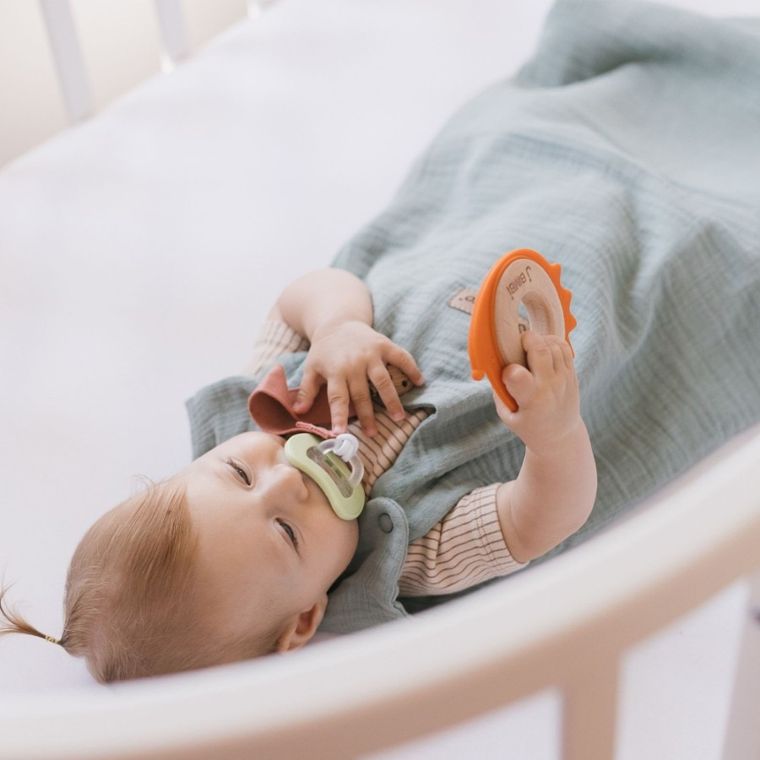 Zaffiro, Malaga, śpiworek do spania, muślinowy, TOG 1.5, mint, 0-6m