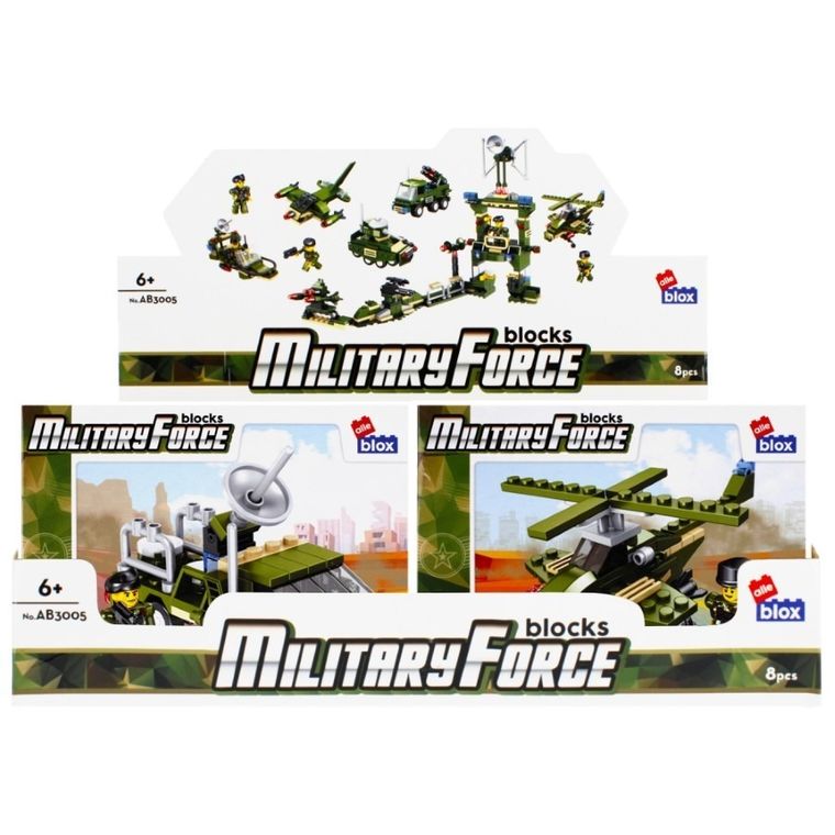 Alleblox, wojsko, klocki konstrukcyjne