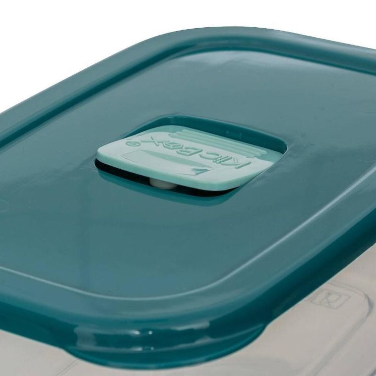 5five Simply Smart, Rect, pojemniki na żywność, zamykane na klik, 4 szt.