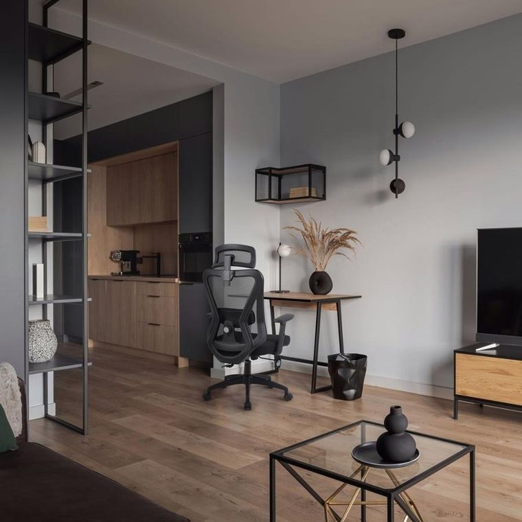 Activejet, fotel biurowy, ergonomiczny, T5, czarny