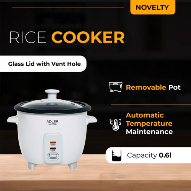 Adler, garnek do gotowania ryżu, 0,6l