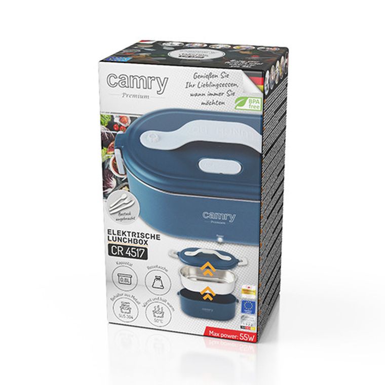 Adler, metalowy pojemnik na żywność, podgrzewany