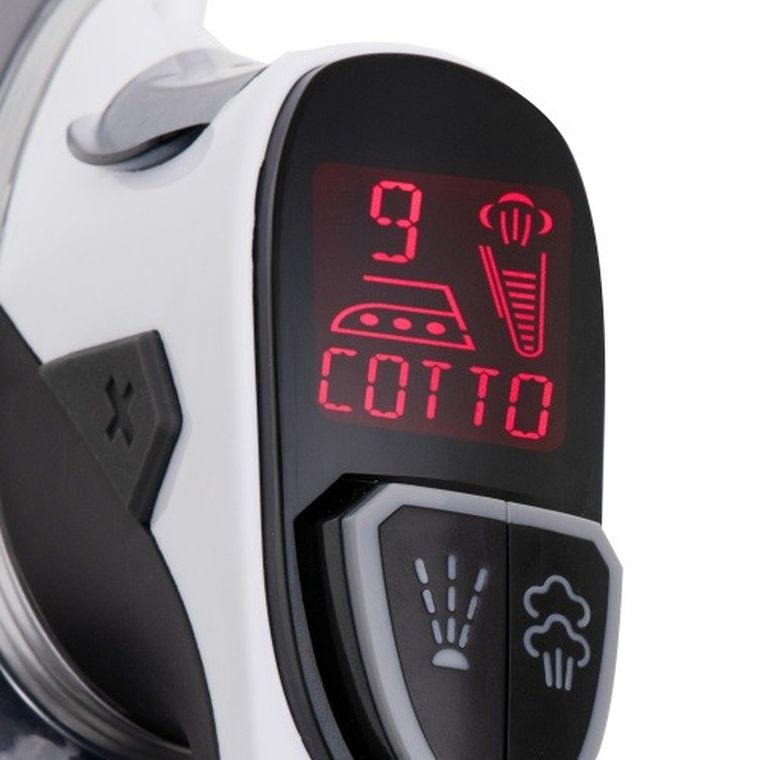 Adler, żelazko parowe z ekranem LCD