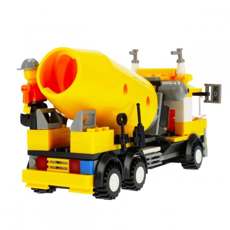 Alleblox, betoniarka, klocki konstrukcyjne, 216 elementów