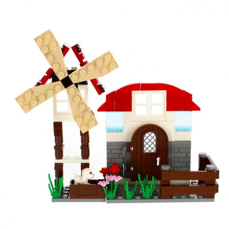 Alleblox, farma, klocki konstrukcyjne, 183 elementy