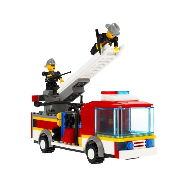 Alleblox, wóż strażacki, klocki konstrukcyjne, 196 elementów