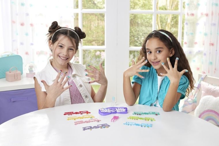 Aquabeads, Księżniczki Disneya, Nail Studio, zestaw kreatywny do stylizacji paznokci, 35071