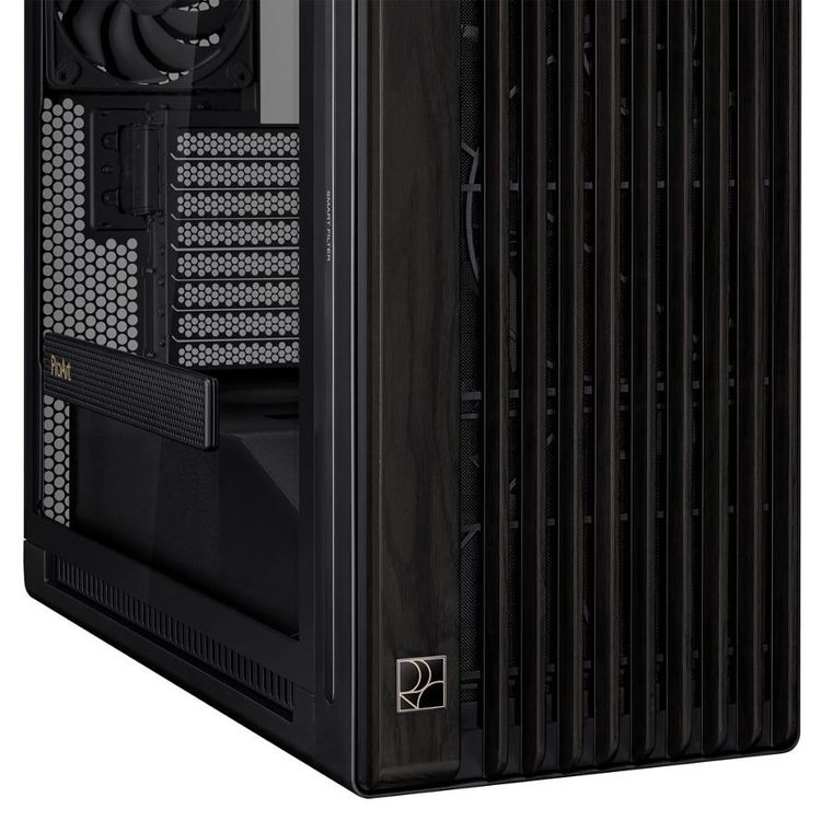 Asus, obudowa komputerowa, PROART PA602 WOOD TG PWM BLACK
