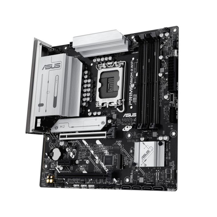 Asus, płyta główna, PRIME B860M-A WIFI s1851 XDDR5 USBC mATX