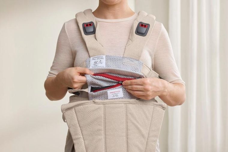 BabyBjörn, Harmony, nosidełko, woven, jasny beż