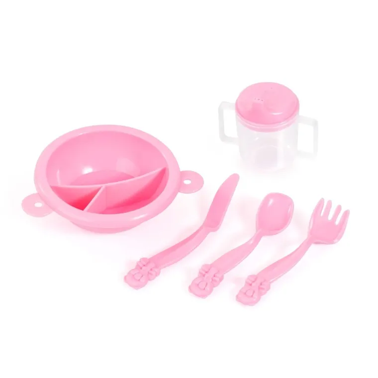 Bayer Design, Buggy, wózek spacerówka z lalką bobas i akcesoriami, różowy