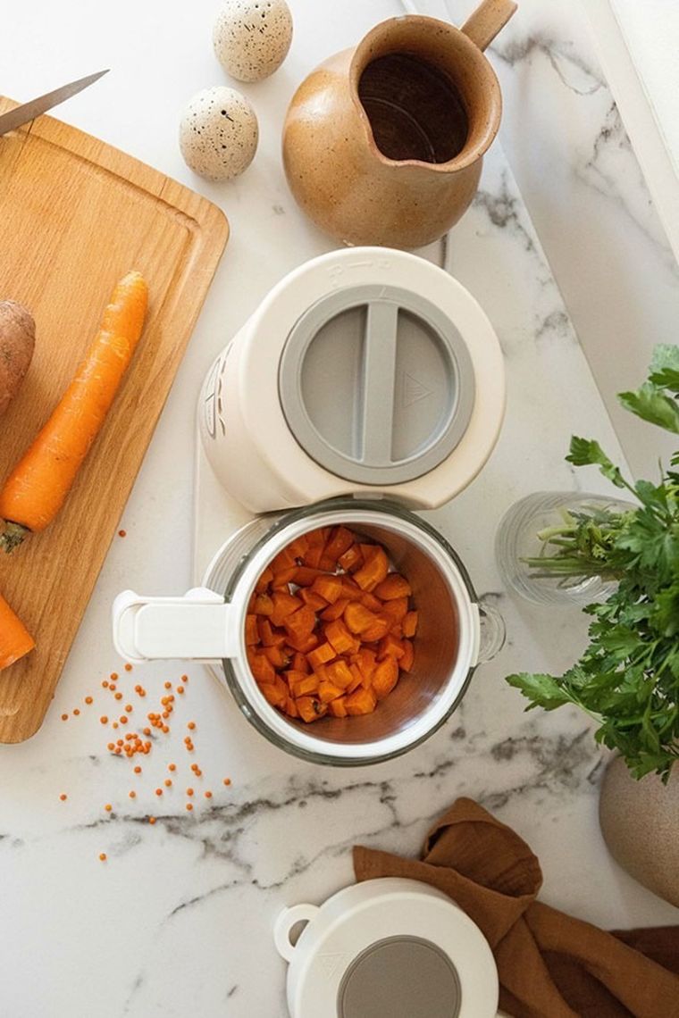 Beaba, Babycook Neo, wielofunkcyjne urządzenie do miksowania i gotowania na parze, clay