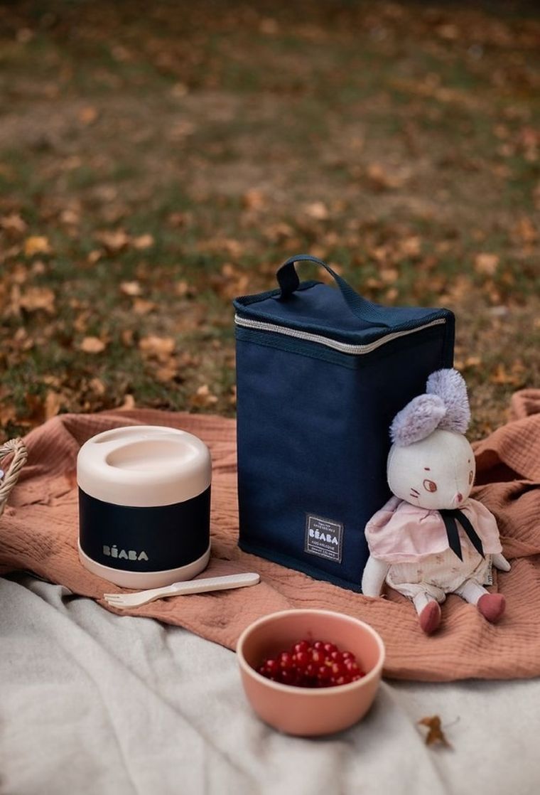 Beaba, termos, Light Pink, Night Blue, 500ml